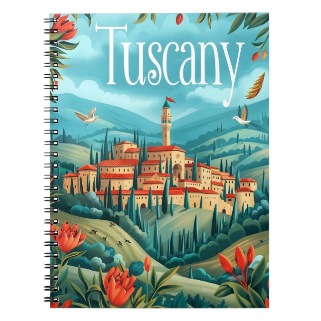Toscana konst anteckningsbok (Framsidan)