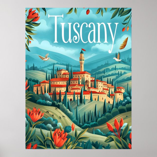 Toscana konst poster (Framsidan)