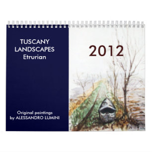 TOSCANA LANDSKAP Etrurian 2012 Kalender