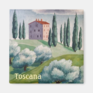 Toscana Magnet/House på Backe/Sunny Italien Magnet