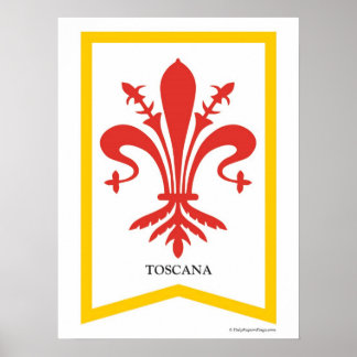 Toscana Tuscany-Italien Poster