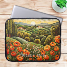 Toscanany Vår Ligcape Paeing Italien Travel Art
