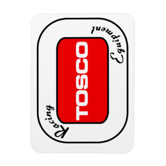 TOSCO Tävla 3 tum x 4 tum Magnet
