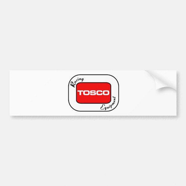 TOSCO-tävlautrustning Bildekal (Framsidan)