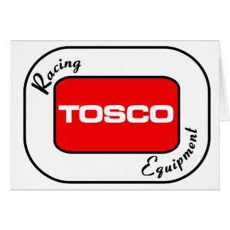TOSCO-tävlautrustning Hälsningskort