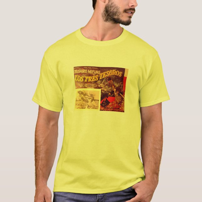 Toshiro Mifune de tre skatterna Tee Shirt (Framsida)