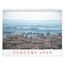 Toskana 2026-kalender kalender