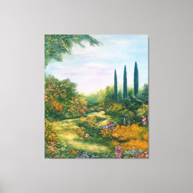 Toskana Atmosphere 1996 Canvastryck (Framsida)