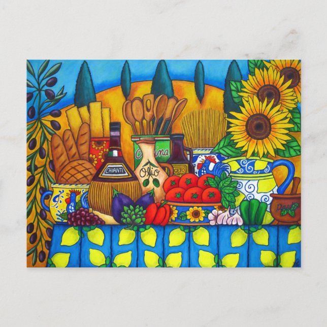 Toskana Departingkort Vykort (Framsida)