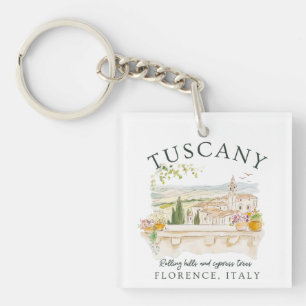 Toskana Florence Travel - Rolling Backe & Träd