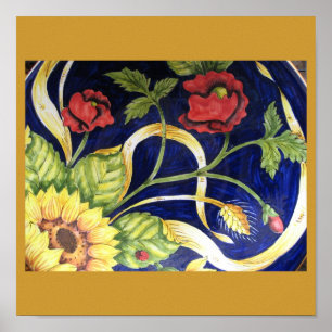 Toskana Flowers Poster