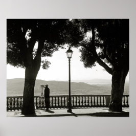 Toskana. Italien. Cortona Poster