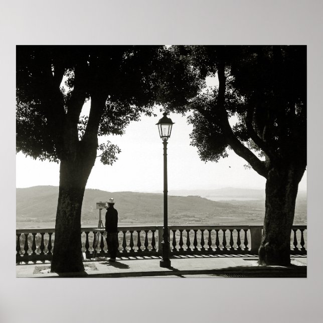 Toskana. Italien. Cortona Poster (Framsidan)