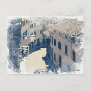 Toskana. Italien. Cortona Vykort