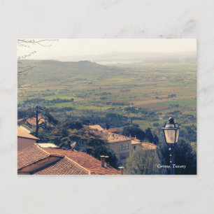 Toskana. Italien. Cortona Vykort