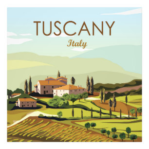 Toskana Italien Fototryck