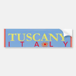Toskana Italien Poster Bildekal
