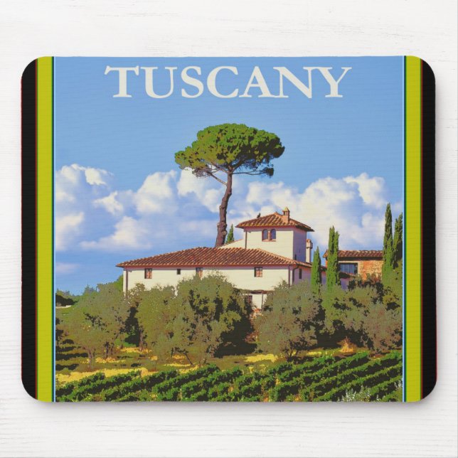 Toskana Italien Poster Musmatta (Framsidan)