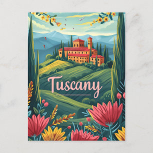Toskana Italien Vykort