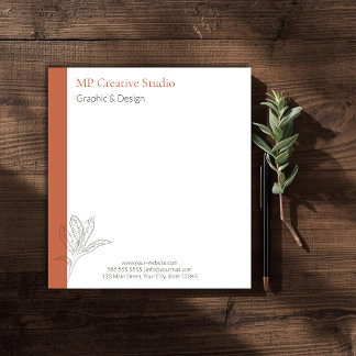 Toskana Rustic Elegance Anteckningsblock