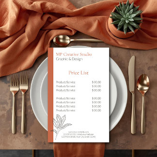 Toskana Rustic Elegance Flygblad