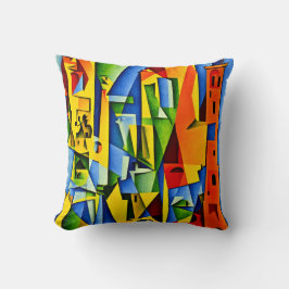 Toskana Torn Design Dekorativ kudde