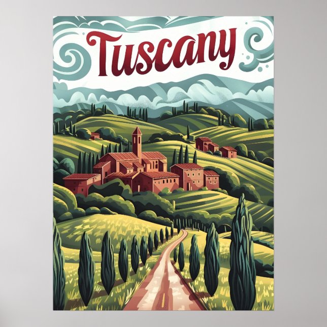 Toskana vintage poster (Framsidan)