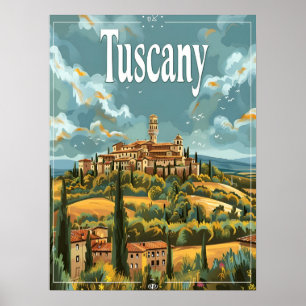 Toskana Vintage Poster