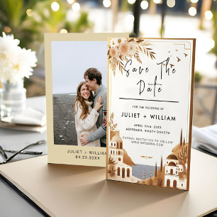 Toskansk italiensk kaffe Sorrento Bröllop Spara Datumet