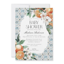 Toskany Tile Kustal Italienska babyskor Inbjudan