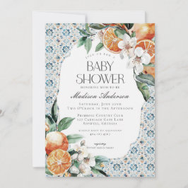 Toskany Tile Kustal Italienska babyskor Inbjudan