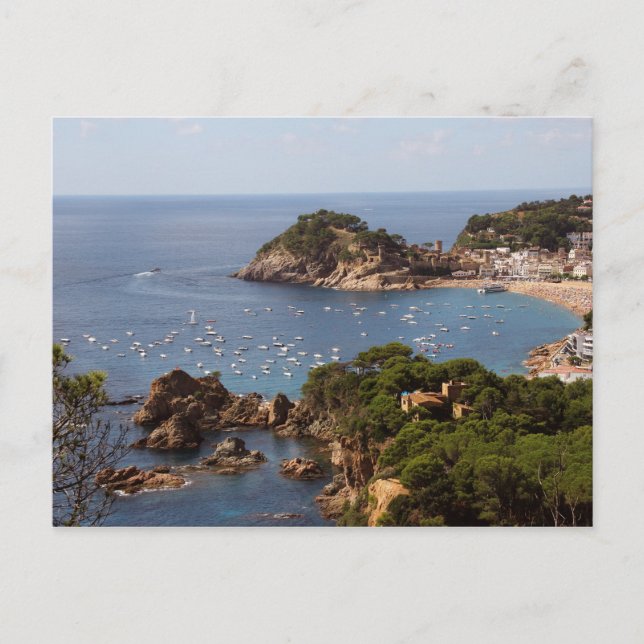 TOSSA DE MAR. Stad belägen i Costa Brava. Vykort (Framsida)