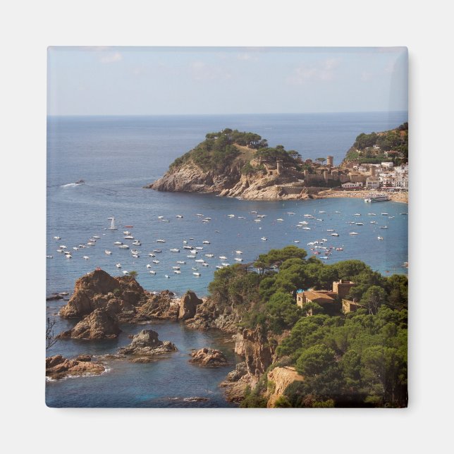 TOSSA DE MAR. Staden i Costa Brava. Magnet (Framsidan)