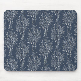 Tossed Floral Silhouette Botanical | Inky Navy Musmatta