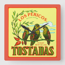 TOSTADAS FYRKANTIG KLOCKA