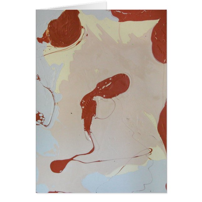 Tosted Marshmallow Drip Hälsningskort (Framsidan)