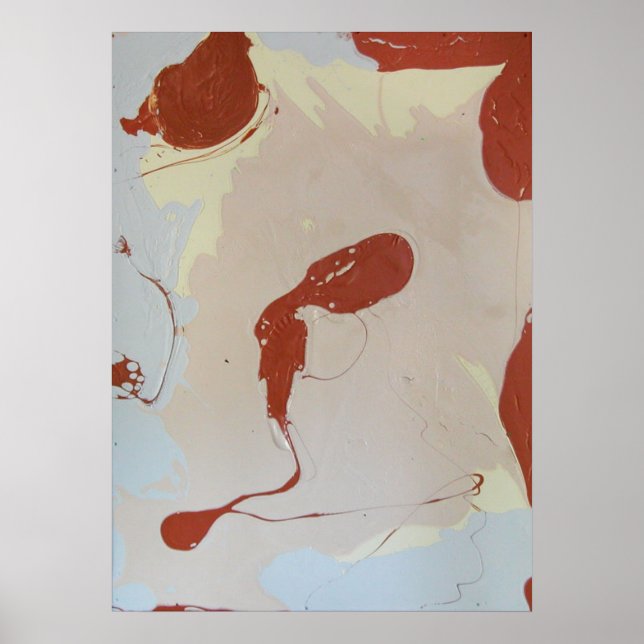 Tosted Marshmallow Drip Poster (Framsidan)