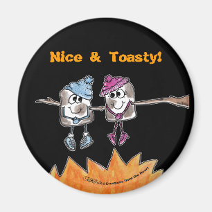 Tosted Marshmallow Magnet