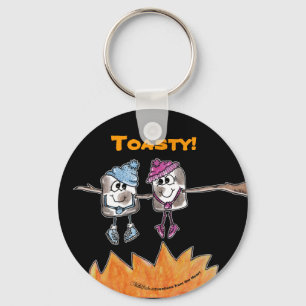Tosted Marshmallow Nyckelring