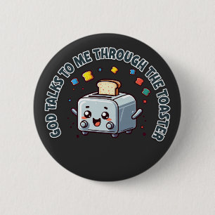 Tosted Wisdom Retro Quirky Design Knapp