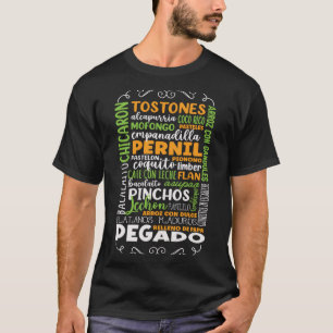 Tostones Alcapurria Mofongo Pernil Puerto Rico Foo T Shirt