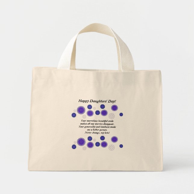 TOT BAG FOR DAUGHTERDAY MINI TYGKASSE (Framsidan)