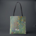 TOT BAG: GUSTAV KLIMT:FARM GARDEN TYGKASSE<br><div class="desc">TOT BAG: FINA ART: GUSTAV KLIMT : FARM GARDEN</div>