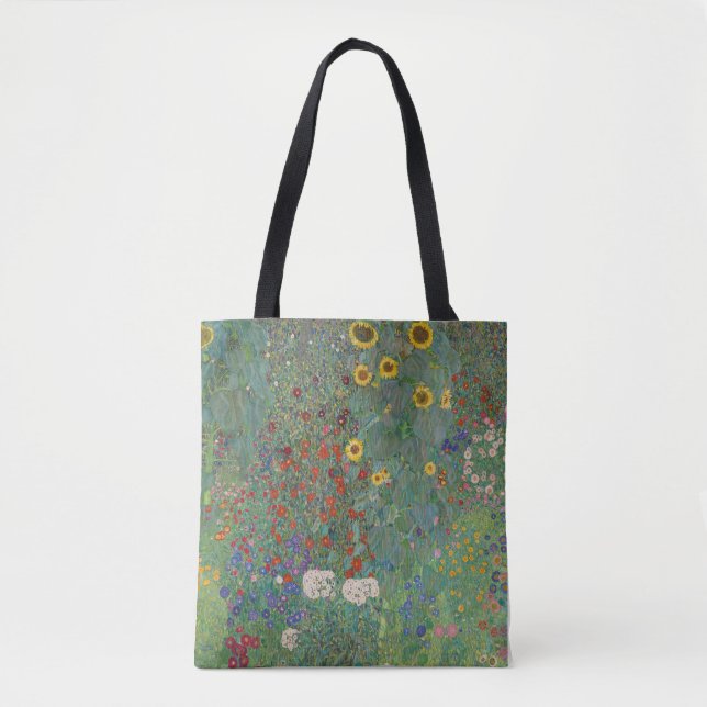 TOT BAG: GUSTAV KLIMT:FARM GARDEN TYGKASSE (Framsida)