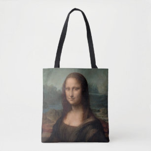 TOT BAG: LEONARDO DA VINCI: Mona Lisa Tygkasse