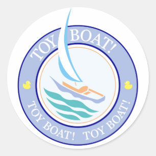 Tot Spot_Leksak Boat (multifärgad) ankie Runt Klistermärke
