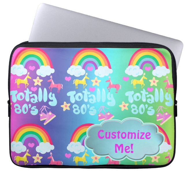 Total 80 Rainbow Motto Laptop Sleeve (Framsidan)