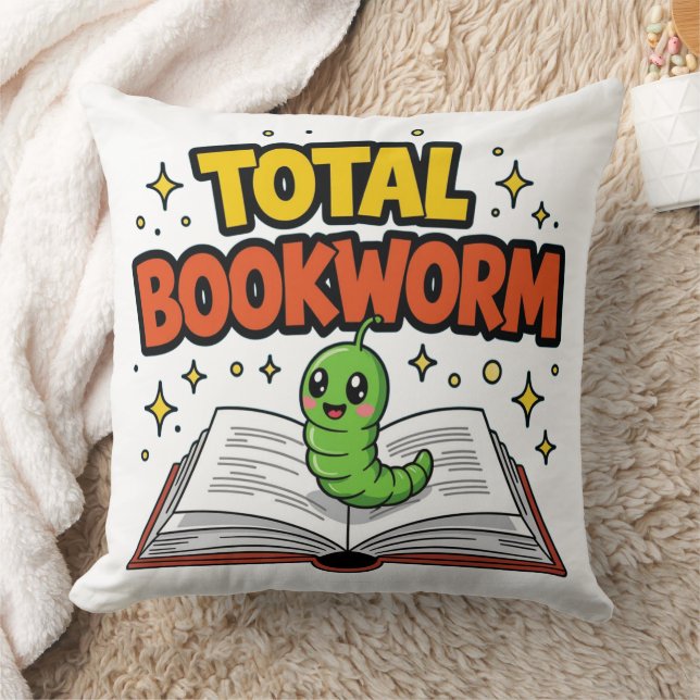 Total Bookworm Kudde (Filt)