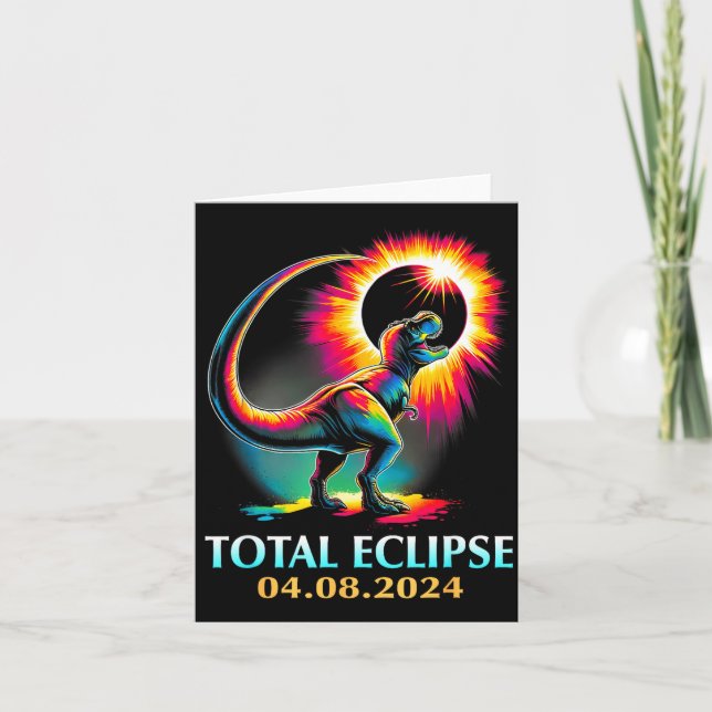 Total Eclipse Total Förmörkelse Design Kort (Framsida)