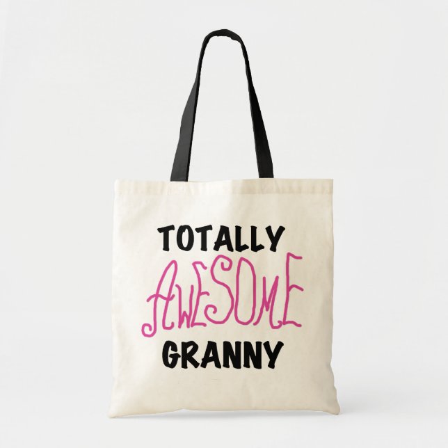 Total Fantastisk Granny Rosa Tshirts och GIfts Tygkasse (Framsidan)